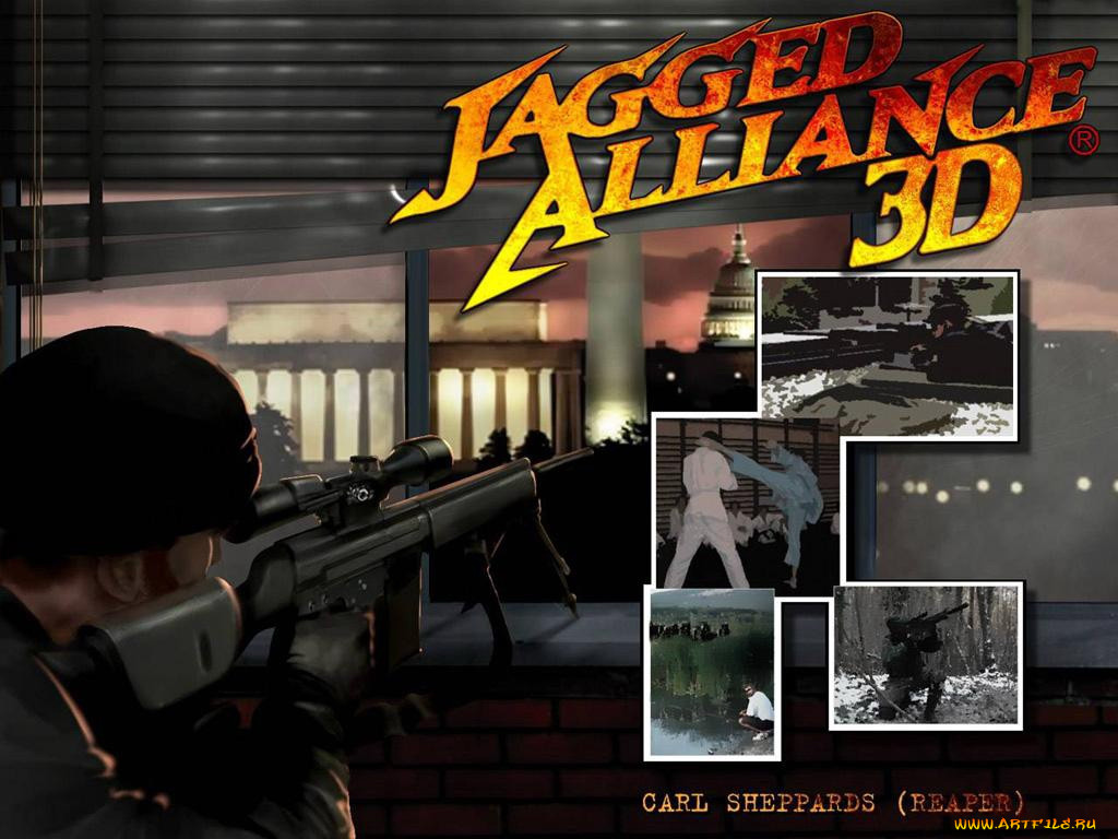 , , jagged, alliance, 3d
